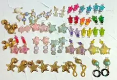 ハンドメイド チャーム コネクター まとめ売り 星
