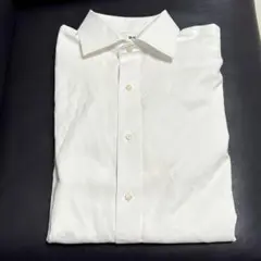 ユニクロ スーパーノンアイロン ワイシャツ M メンズ スリムフィット 長袖
