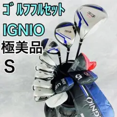 極美品 イグニオ ゴルフ フルセット アイアンセット キャディバッグ IGNIO