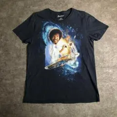 【ヴィンテージ】海外アーティスト プリントTシャツ 黒 古着 ZSM5