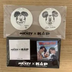 キンプリ　ミッキー&フレンズ　ポップアップストア　缶バッジ