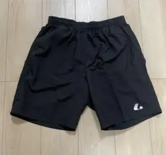 〈美品〉黒 ハーフパンツ ロゴ入り　ルーセント　Lサイズ