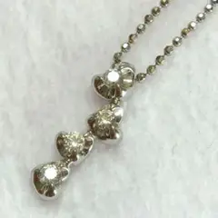 ★月末限定価格★4連ハートモチーフ　ジルコニア　シルバー925ネックレス