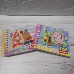 Disney ディズニー トイストーリー メモ帳 文具 筆記用具 2個セット