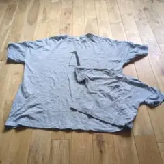 ペンギンプリント グレー Tシャツ