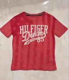 Tommy Hilfiger 赤 Tシャツ XS (4-5歳)110cm