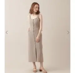【美品】me&me couture バックレースアップ チェック ワンピース