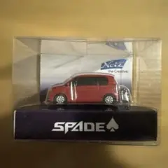 TOYOTA SPADE スペイド　スーパーレッドV ミニカー　キーホルダー匿名