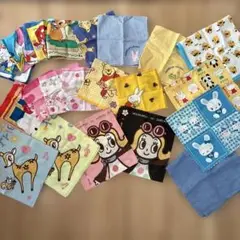 動物・キャラクター柄ハンカチセット