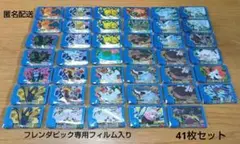 ポケモンフレンダ　トレジャーピック41枚セット（専用保護フィルム入り）