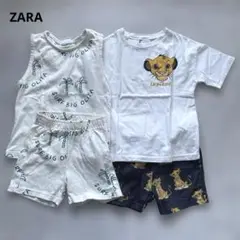 ZARA サーフビッグオリタ ノースリーブとライオンキングTシャツセット