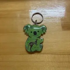 【オーストラリア限定】コアラ キーホルダー　グリーン
