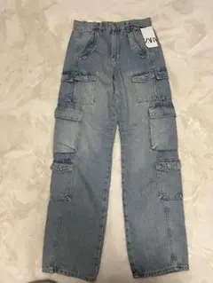 ZARA カーゴパンツ　デニムパンツ