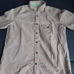 AIGLE チェック柄 半袖シャツ Mサイズ