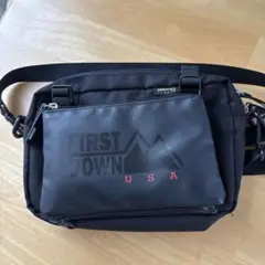 FIRST DOWN USA ショルダーバッグ ブラック