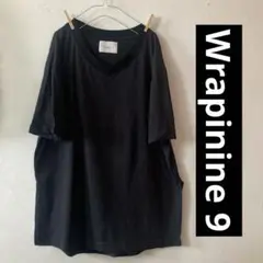 値下げ　Wrapinine 9 ブラック Vネック Tシャツカットソー
