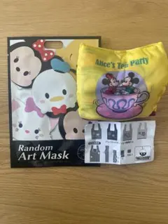 ディズニー　エコバッグ　ガチャ　アリスティーパーティ