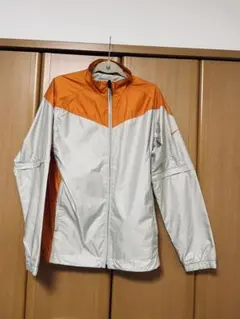 Nike ウィンドブレーカー　 オレンジ/ホワイトM