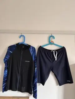 CONVERSE 水着セット 黒・青