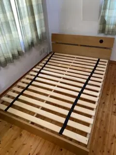 [引き取り限定] 木製 すのこベッド 約200cm x 約140cm
