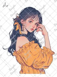 ℳ.オリジナル 人物ステッカー 7月新作 3-131