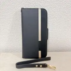 iPhone13Pro用カバー ケース 手帳型 6.1インチ ブラック