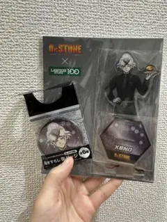 Dr.STONE ローソン100 Dr.ゼノ アクリルスタンド 缶バッジ