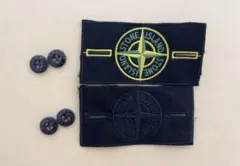 STONE ISLAND 刺繍パッチとボタンセット