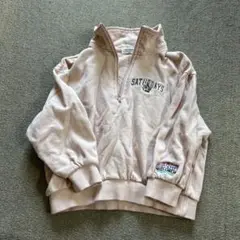 リトルウィークエンド　ハーフジップトレーナー　100 used