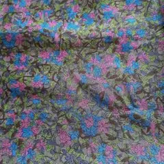 昭和レトロ　花柄プリント綿生地 多色