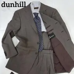 dunhill 背抜き シングルスーツ セットアップ カーキ系