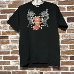 ONEPIECE ワンピース チョッパー 半袖Tシャツ L 黒 むかしむかし