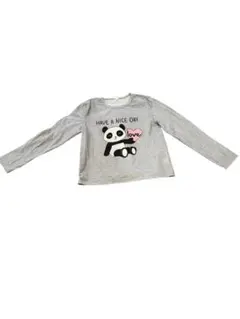 SHEIN パンダプリント Tシャツ140上下セットやや傷汚れあり
