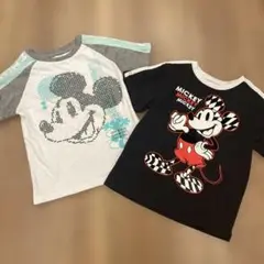 ミッキーマウス Tシャツ 2枚セット 110cm