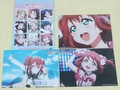 黒澤ルビィ　トレーディング ブロマイド　3枚セット　ラブライブ サンシャイン