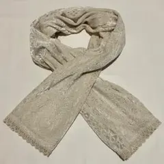 ROCHAS　ストール　マフラー　アイボリー