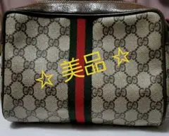 美品✨【GUCCI】GG柄 シェリーライン クラッチバッグ セカンドバッグ