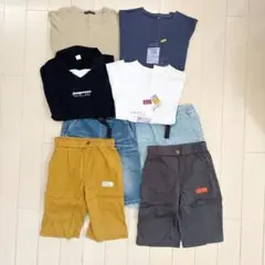 男の子　8点セット まとめ売り　Tシャツ パンツズボン　140cm