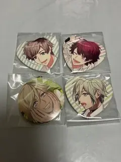エースリー A3! 佐久間咲也 シトロン 皆木綴 ハート 缶ストラップ 缶バッジ