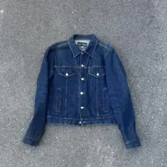 armani jeans 80s vintage 虎花デニムジャケット