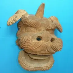 獅子頭(無彩色 角あり)