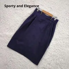 良品✨️Sporty and Elegance　ひざ丈タイトスカート　Sサイズ