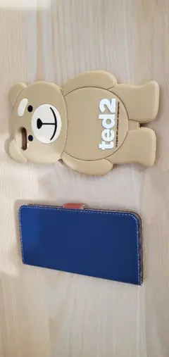 テッド2 キャラクター型ケースと合皮ケースセット iphone7