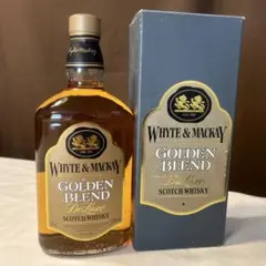 廃盤ウイスキーホワイトマッカイ　ゴールデンブレンドデラックス750ml 楽天市場】ホワイト アンド マッカイゴールデン ブレンド