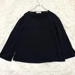 n6830 ピノーレ 七分袖カットソー M相当 ストレッチ性 薄手 クルーネック