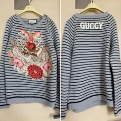 GUCCI ボーダー ニット ウール