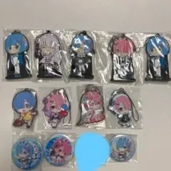 リゼロ　ラバスト&缶バッジ