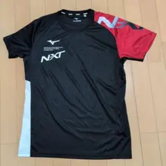Mizuno NEXT バレーボールシャツ 黒/赤/白