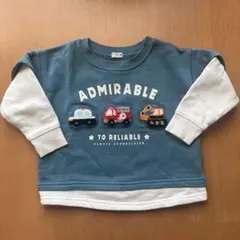 トレーナー 90㎝ パトカーはしご車ショベルカー