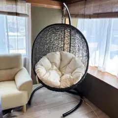 ハンギングチェア クッション付きハンギングチェアー
